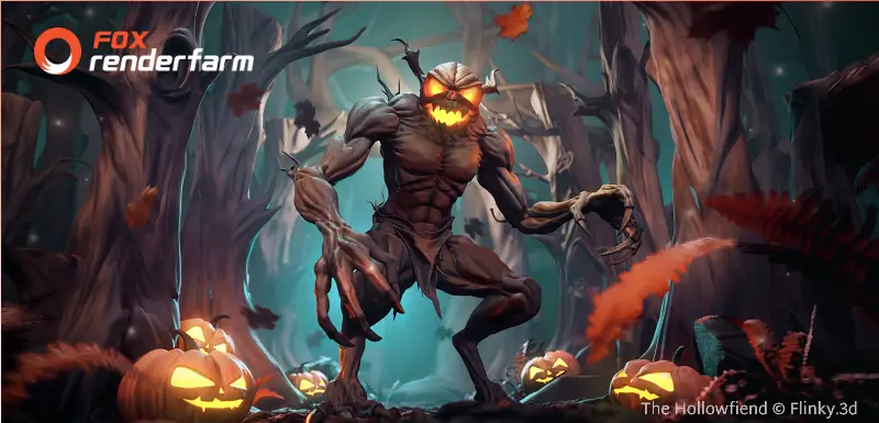 Fox Renderfarm Interview with Flinky.3D, Winner of "Halloween" CGandWE Challenge