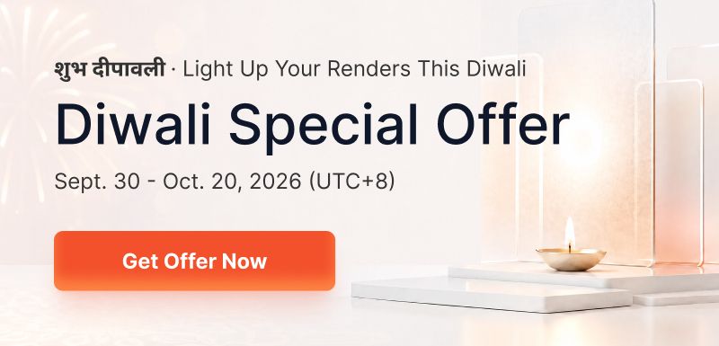 Light Up Your Renders This Diwali with Fox Renderfarm’s Exclusive Offer!