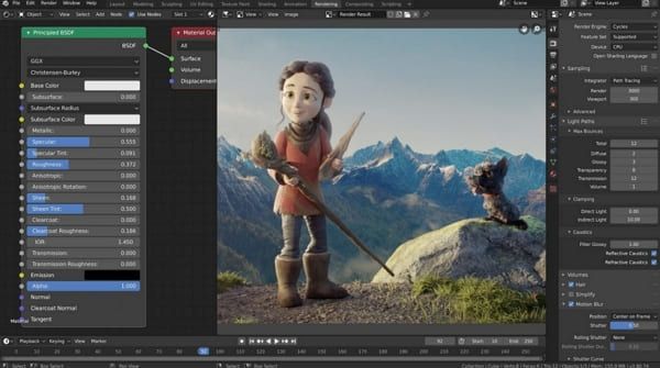 blender 3d modeling software