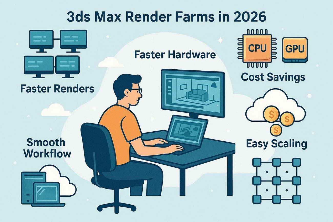 why use 3ds max render farm