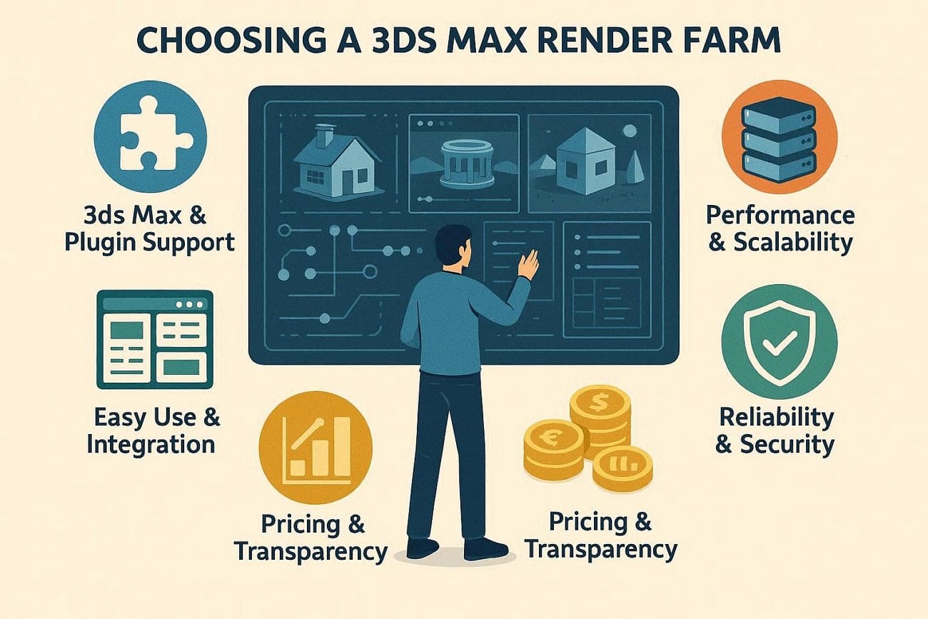 choose 3ds max render farm