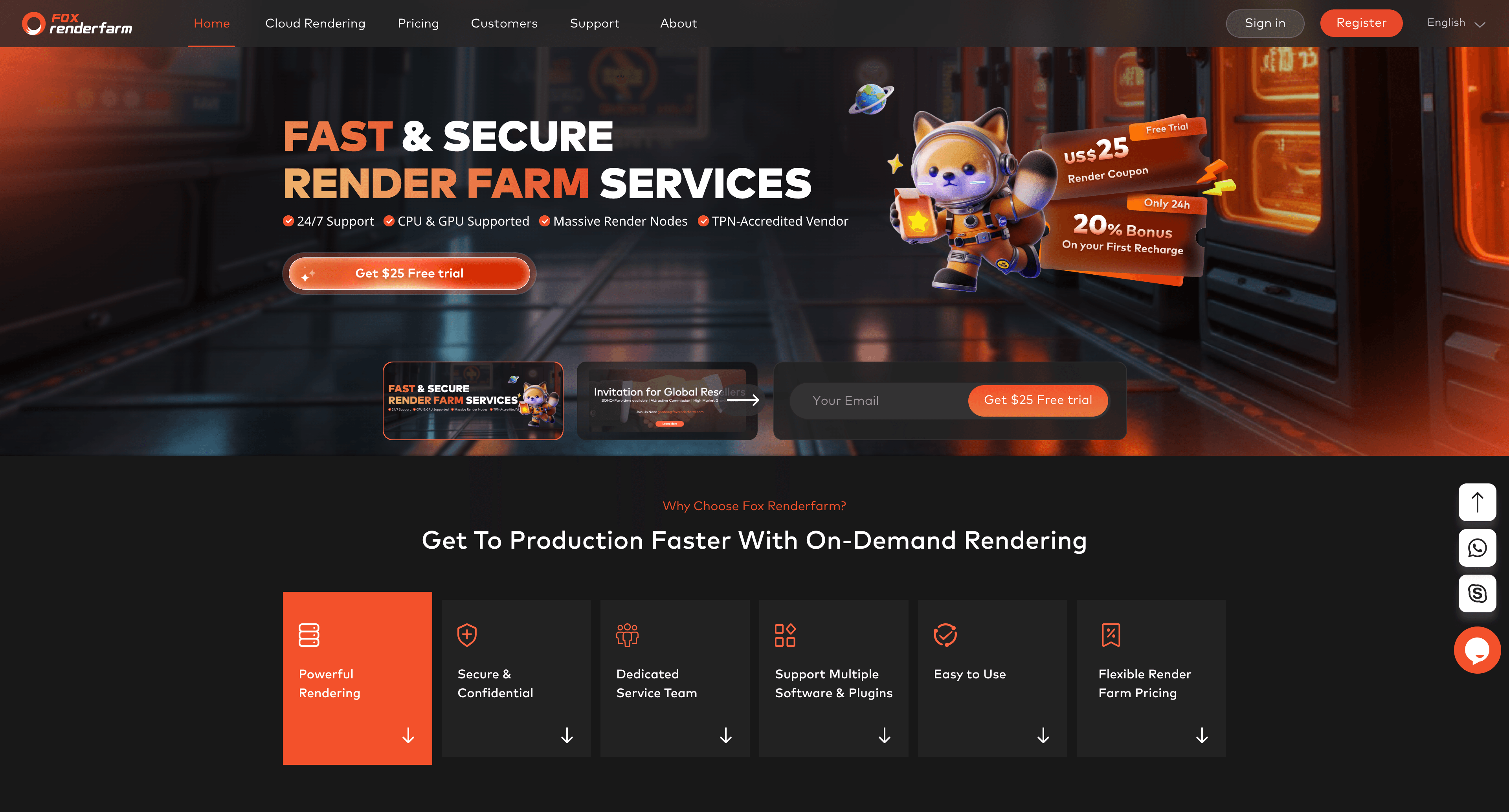 Fox Renderfarm: Your Fast & Secure Cloud Render Farm