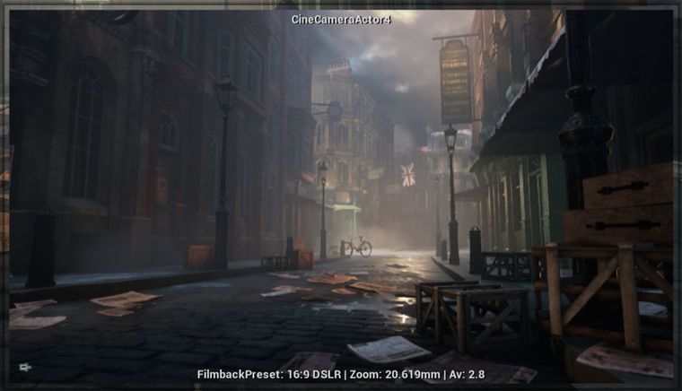 不同曝光角度渲染的伦敦街景-3dcat实时渲染云平台
