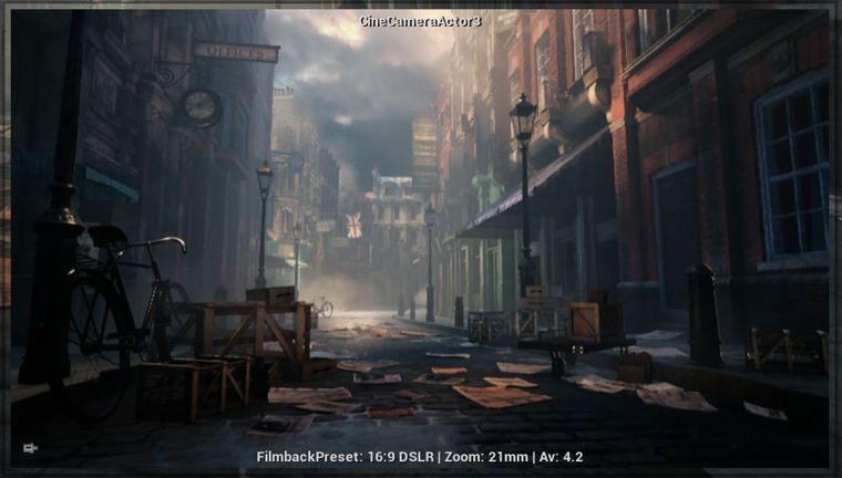 不同曝光角度渲染的伦敦街景-3dcat实时渲染云平台