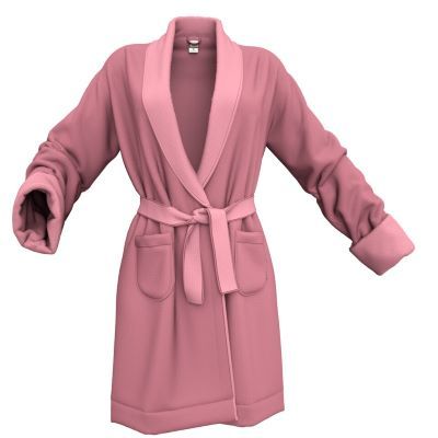 Digital clothing created with 3D cloth simulation software