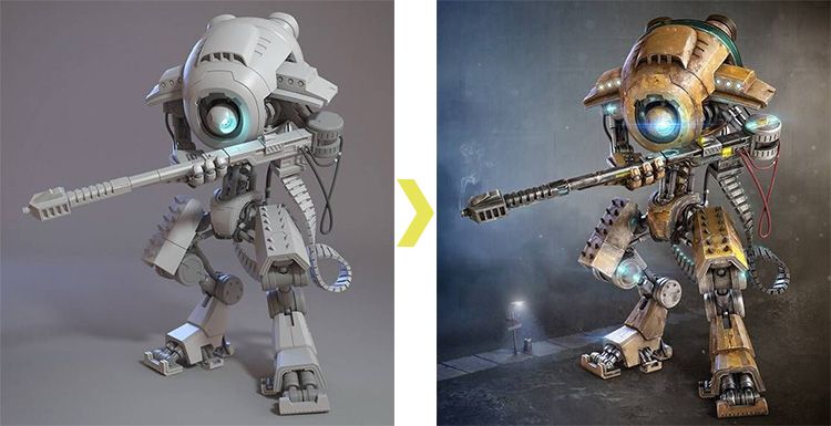 V-Ray for 3ds Max Tutorial: How To Create a Sniper Robot