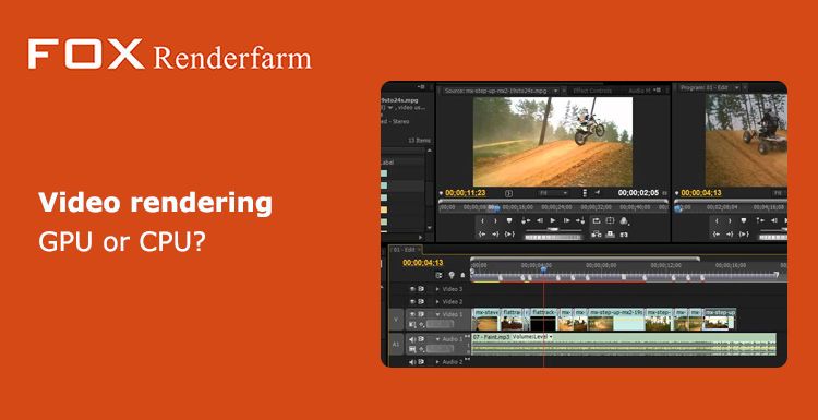 What is the importance of video rendering, GPU or CPU?