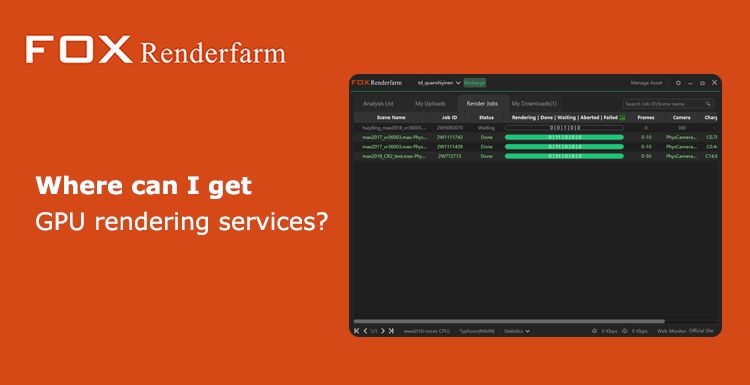 Where can I get GPU rendering services?
