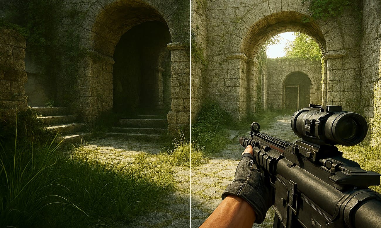 ambient occlusion on or off