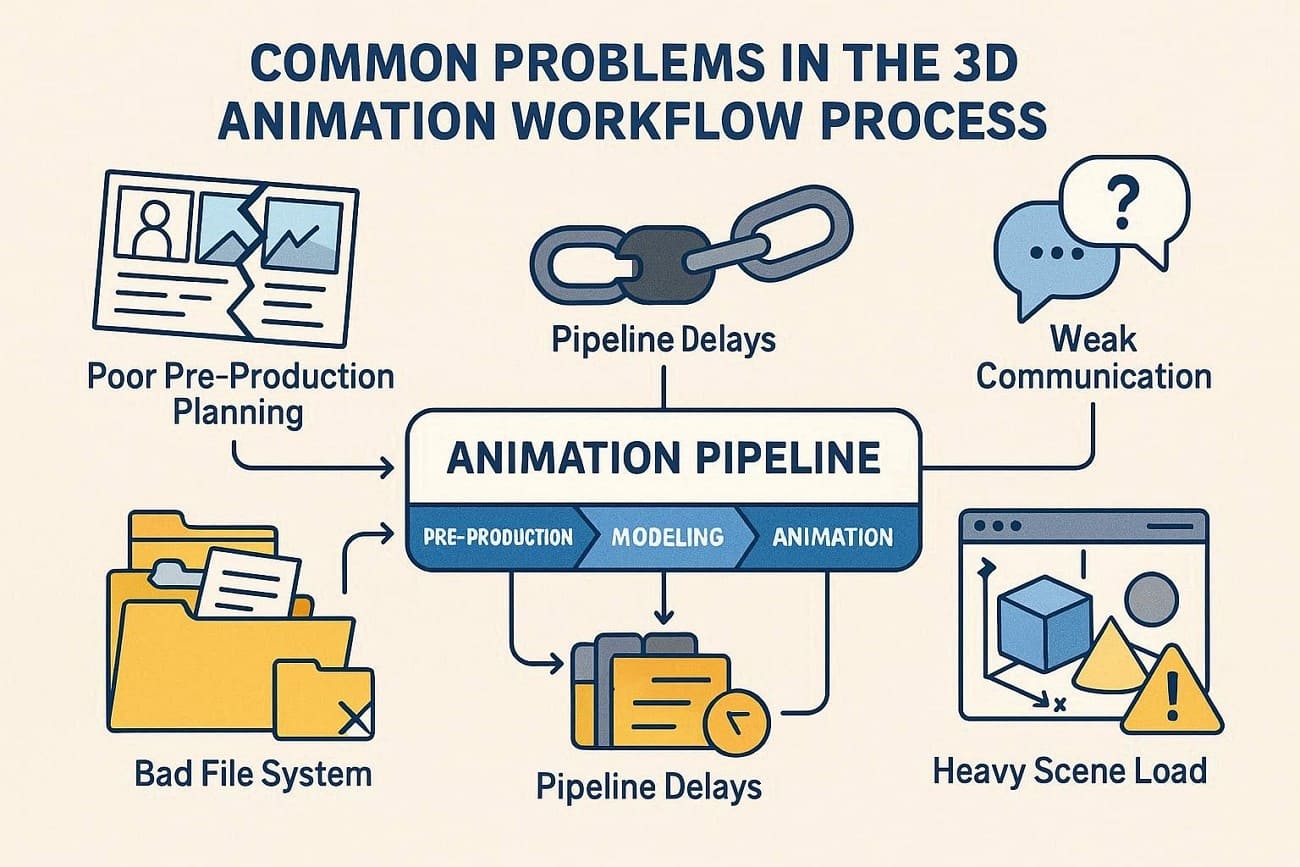 challenges in animation workflow