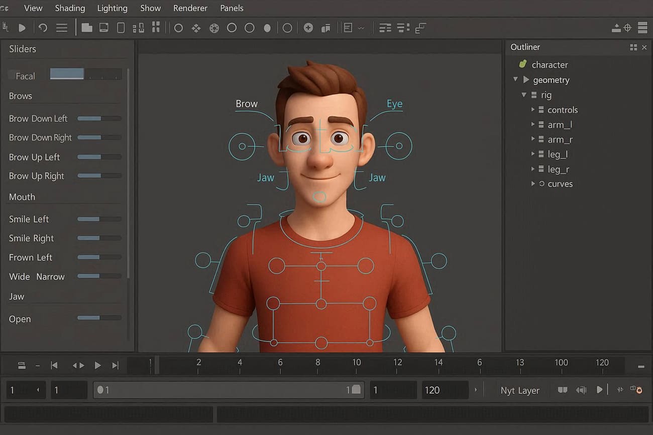 character setup in animation