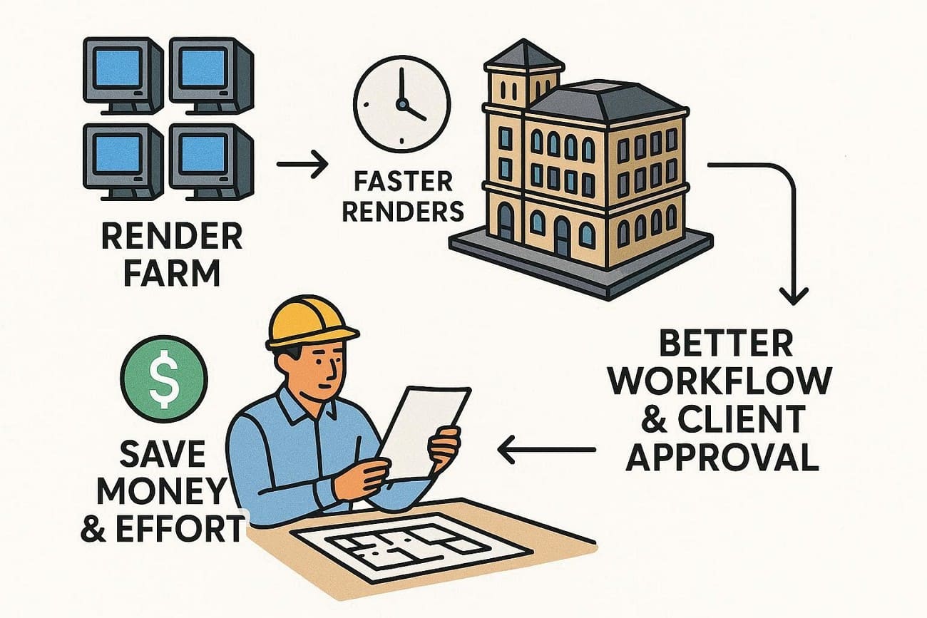 what is architecture render farm