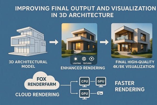 render the 3d architecture project
