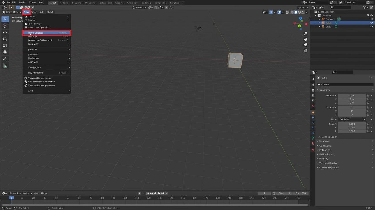 resolve blender camera keeps rotating