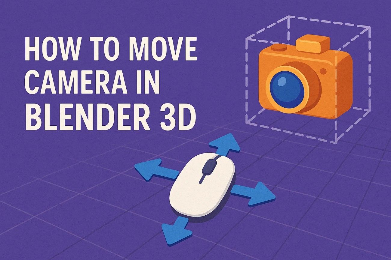 move camera in blender 3d