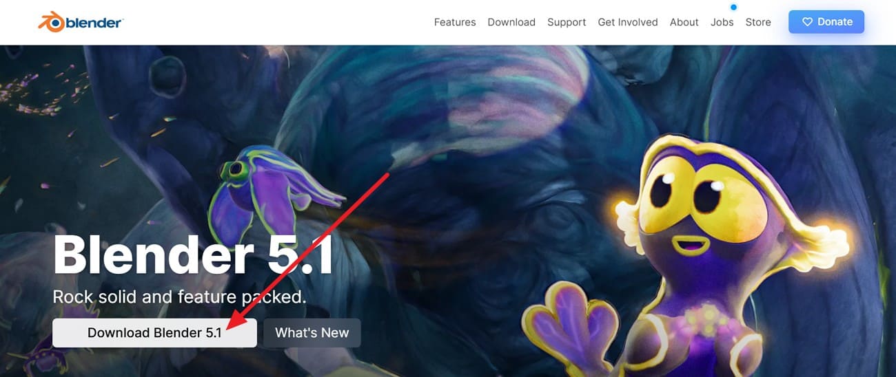 download the blender version