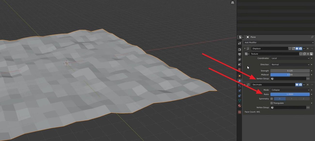 pick vertex and ratio settings