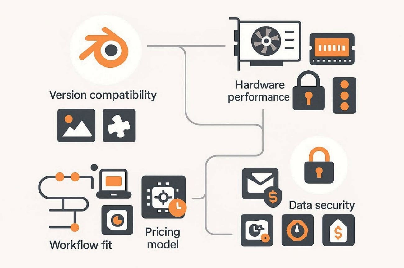 points to choose blender render farm