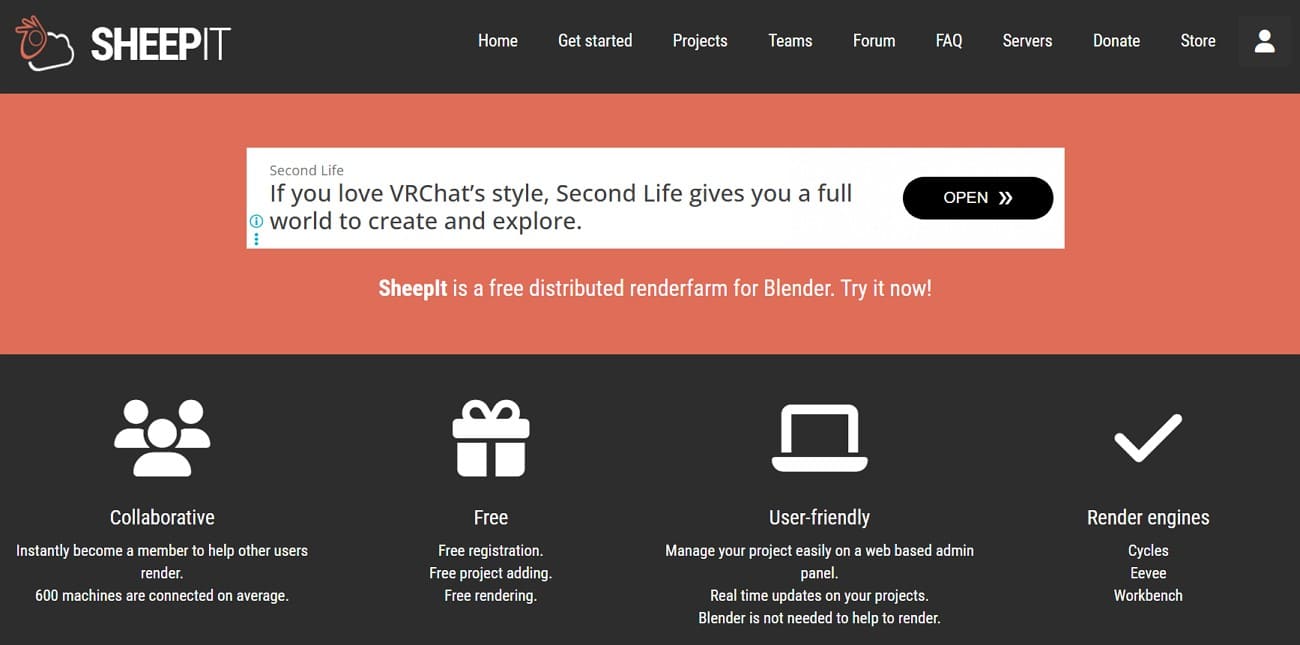 Blender render farm sheepit