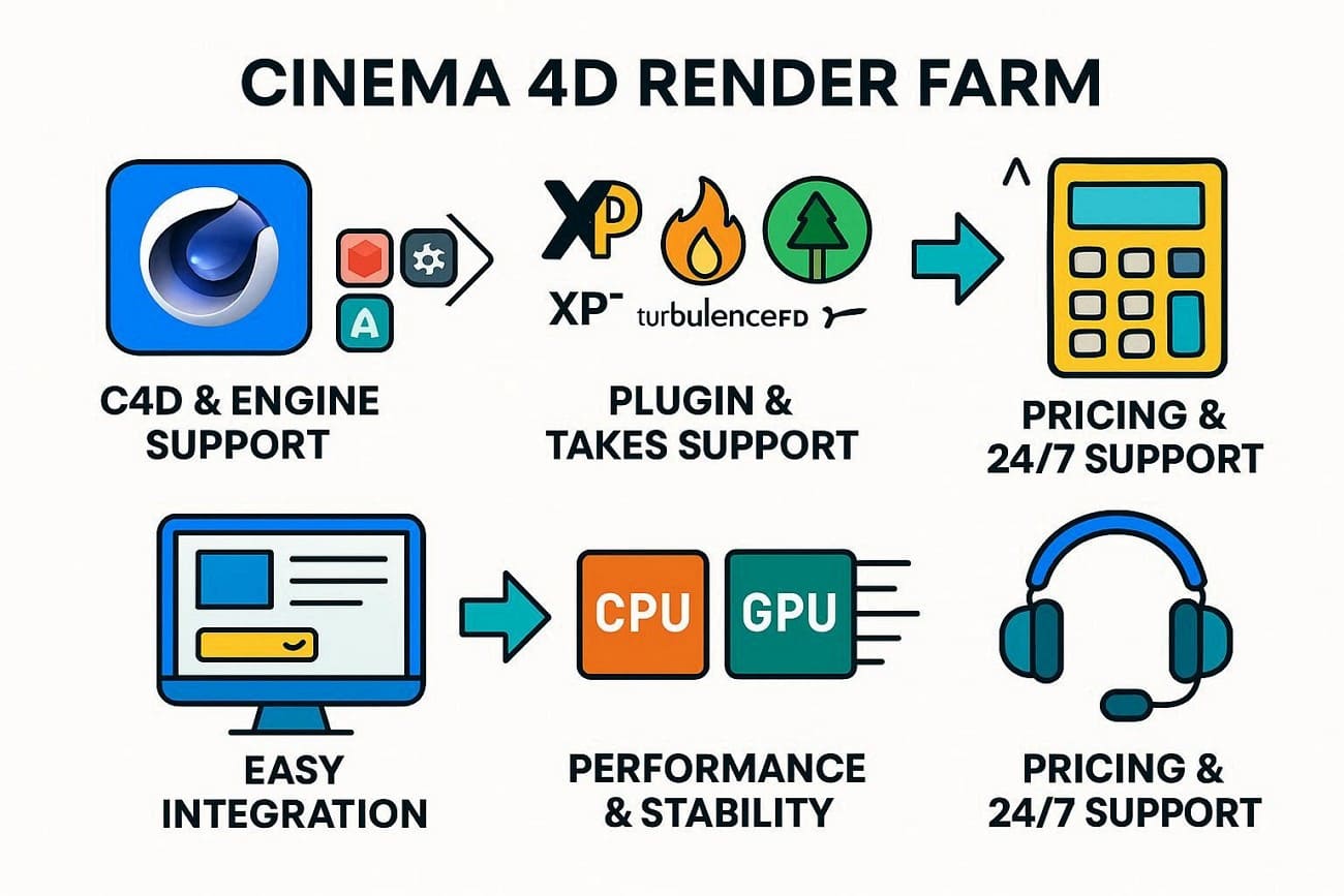 how to choose cinema 4d render farm