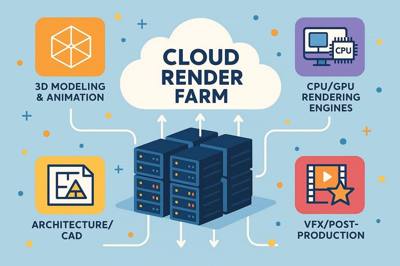 cloud rendering supported softwares