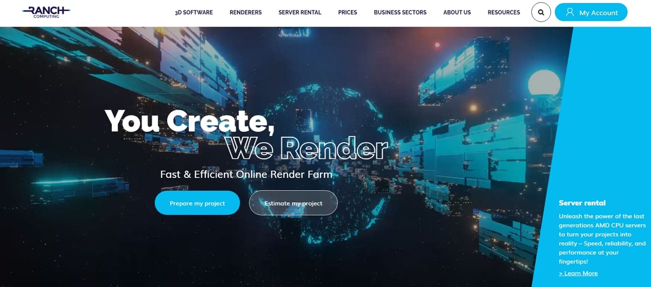 ranch computing architecture rendering