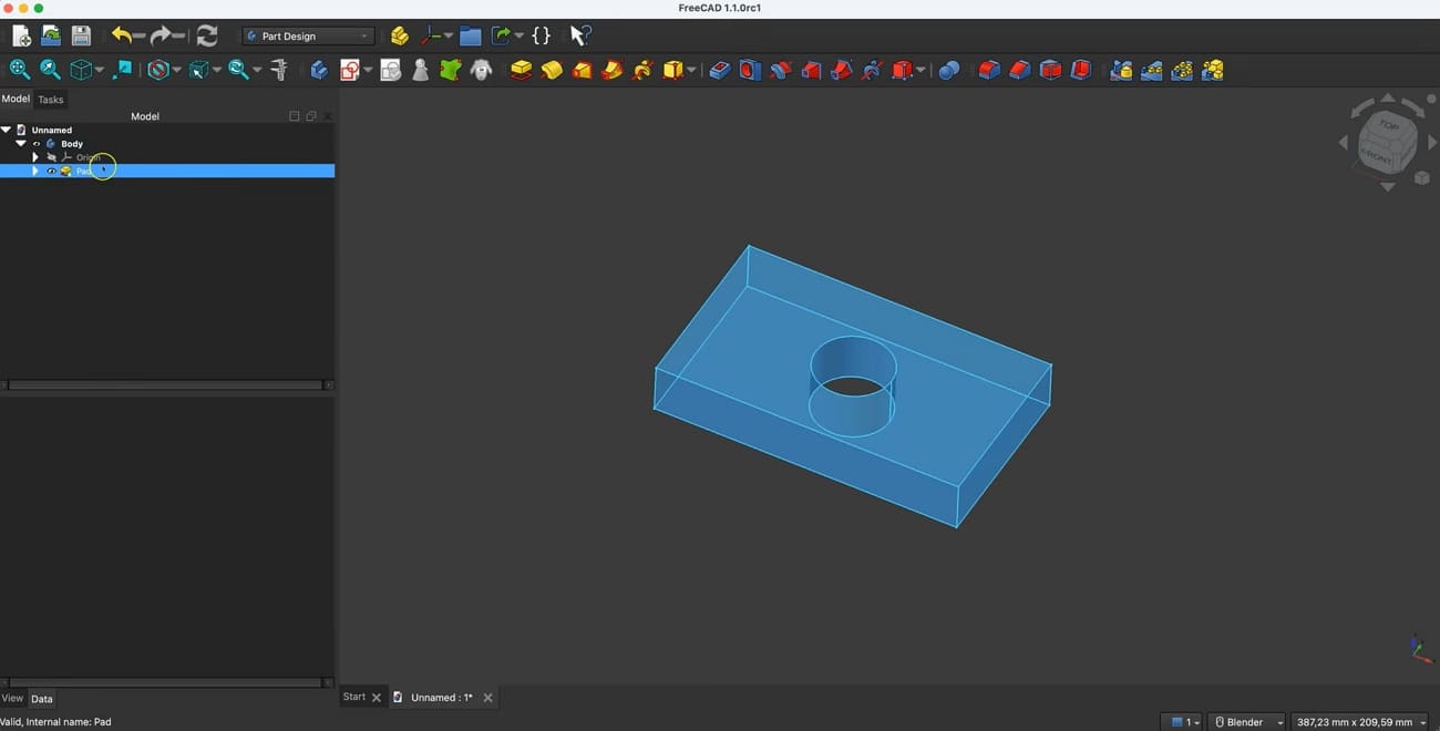 freecad software for 3d design
