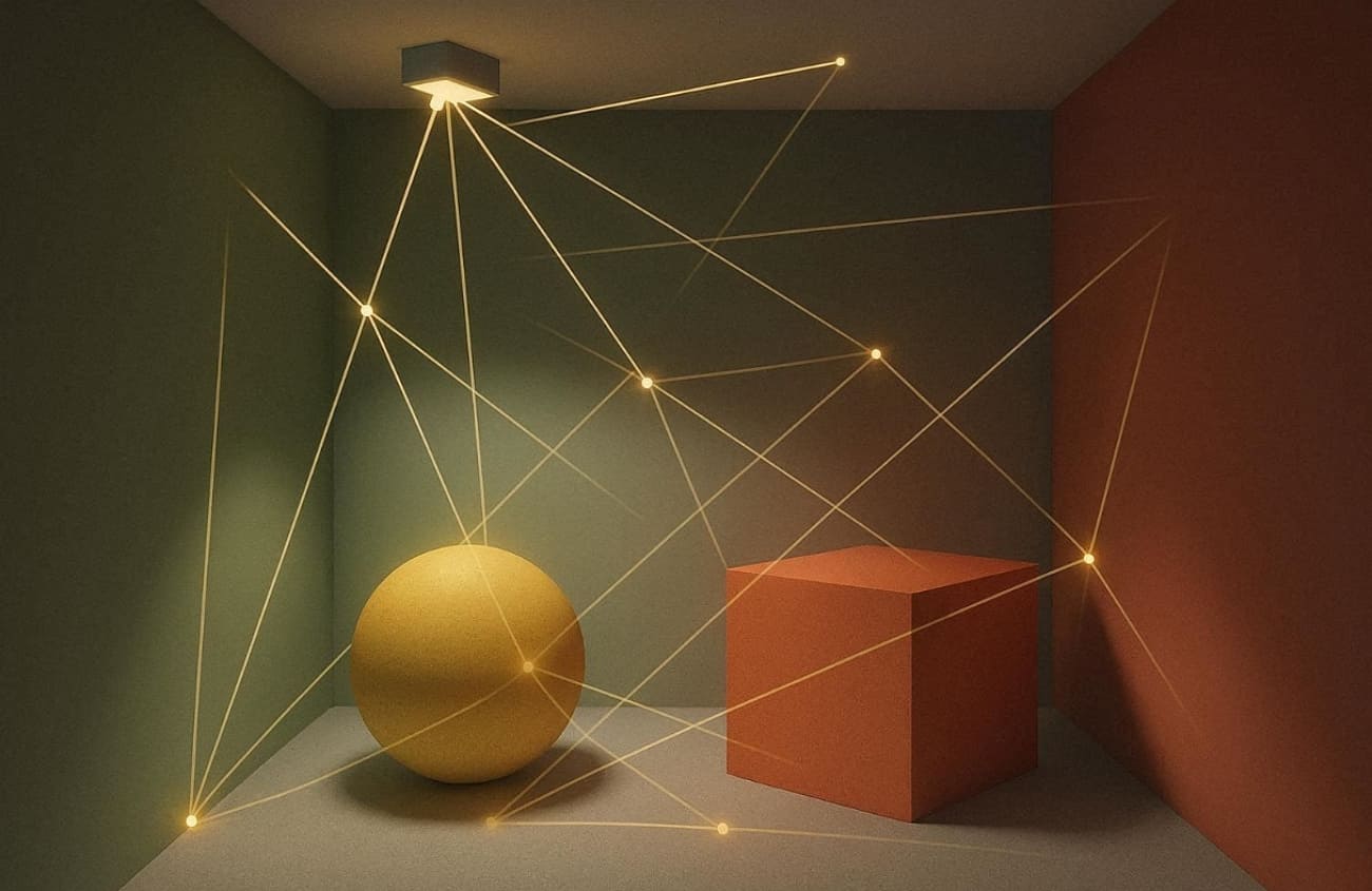 ray based method of global illumination