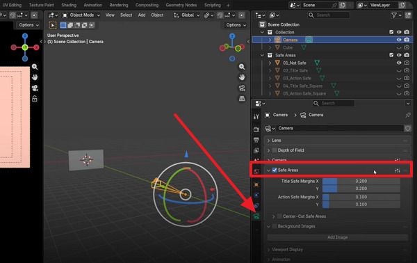 start scene settings for animation
