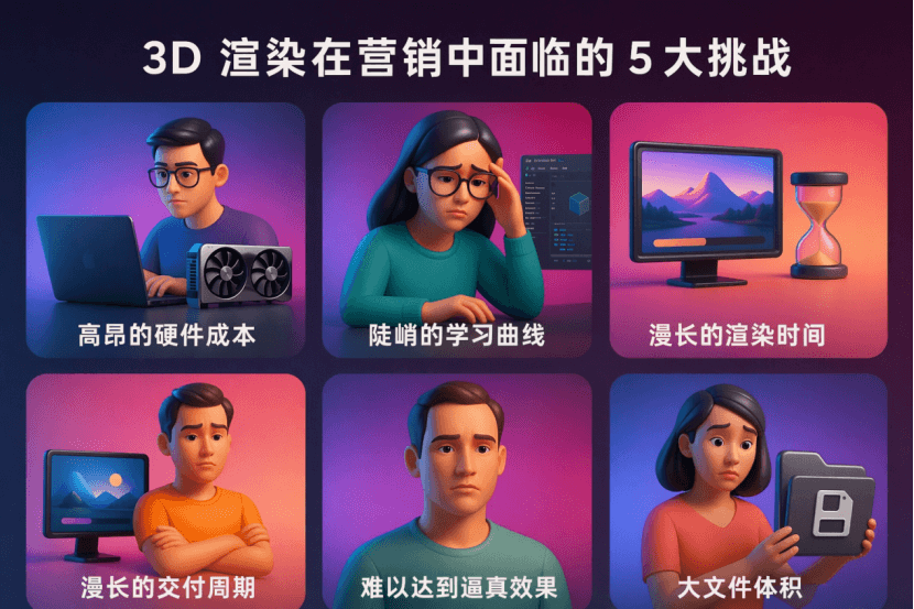 第四部分：营销3D渲染的5个挑战