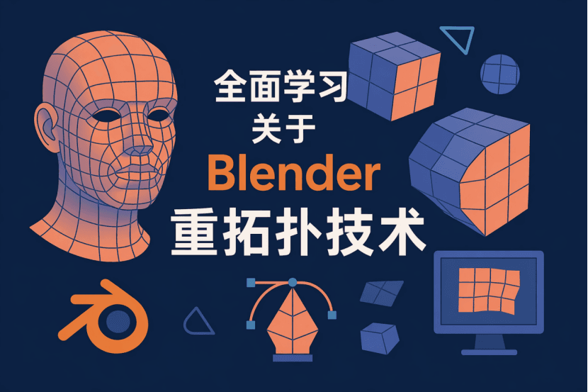 Blender 重拓扑指南：用干净网格提升渲染效果