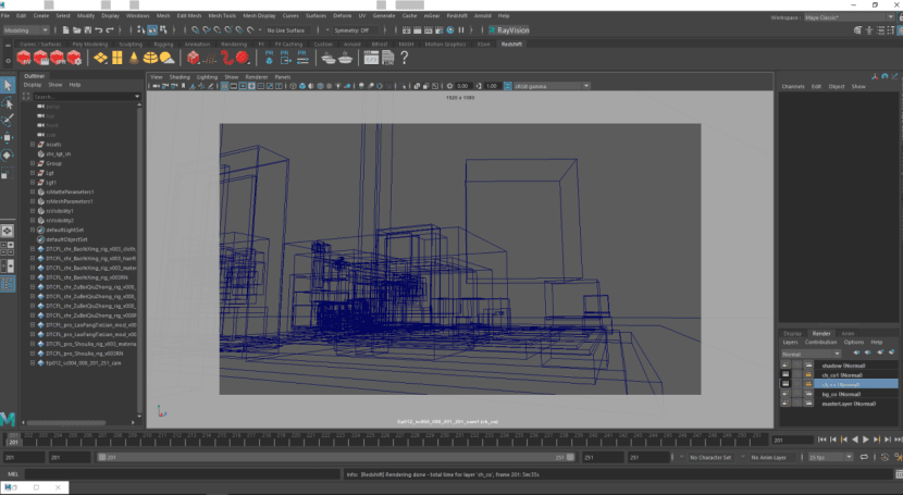 Maya+V-Ray毛发穿模解决方法：4个碰撞优化技巧详解