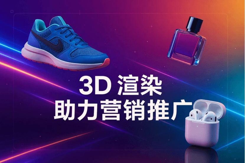 产品营销为什么用3D渲染？优势和应用技巧一次讲清