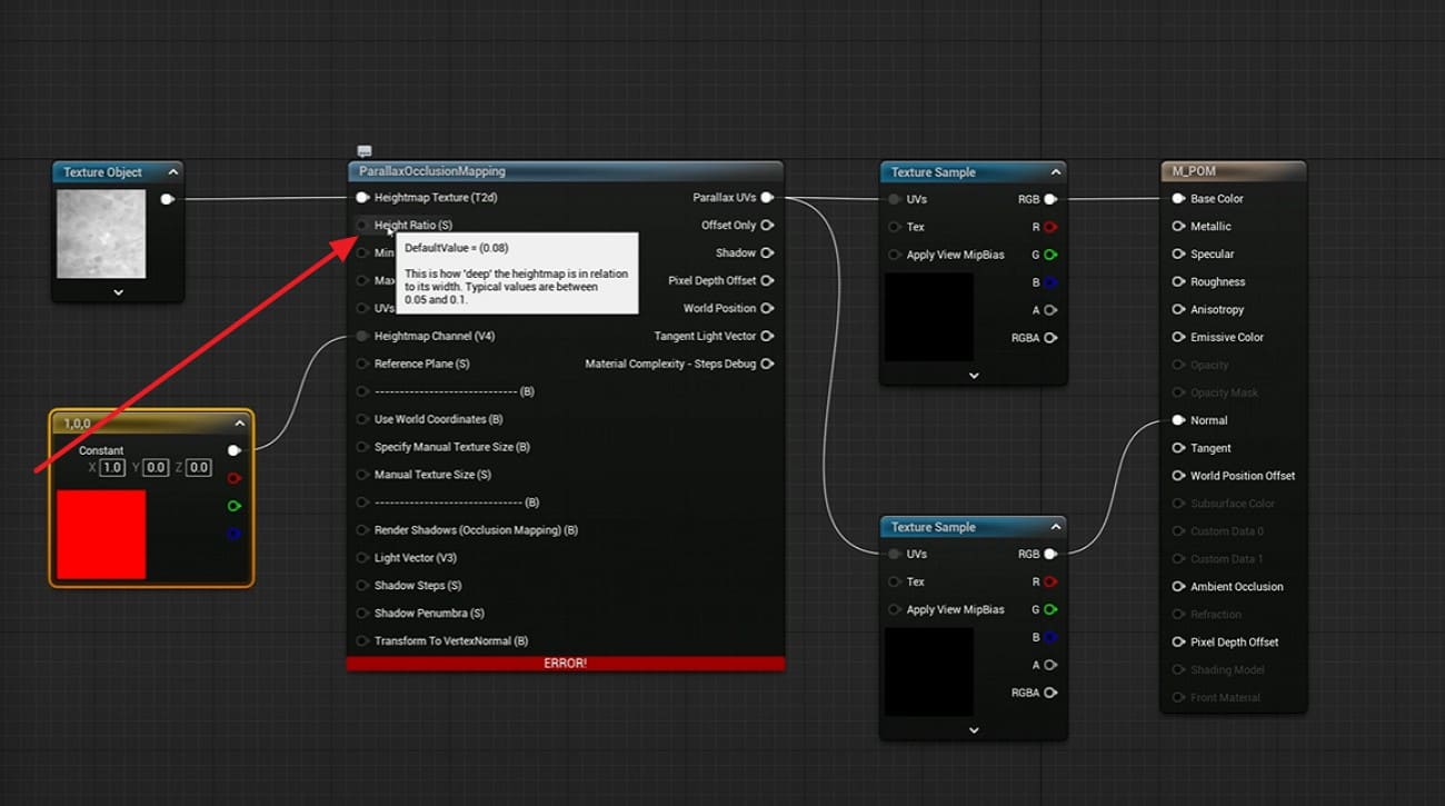 connect with height ratio