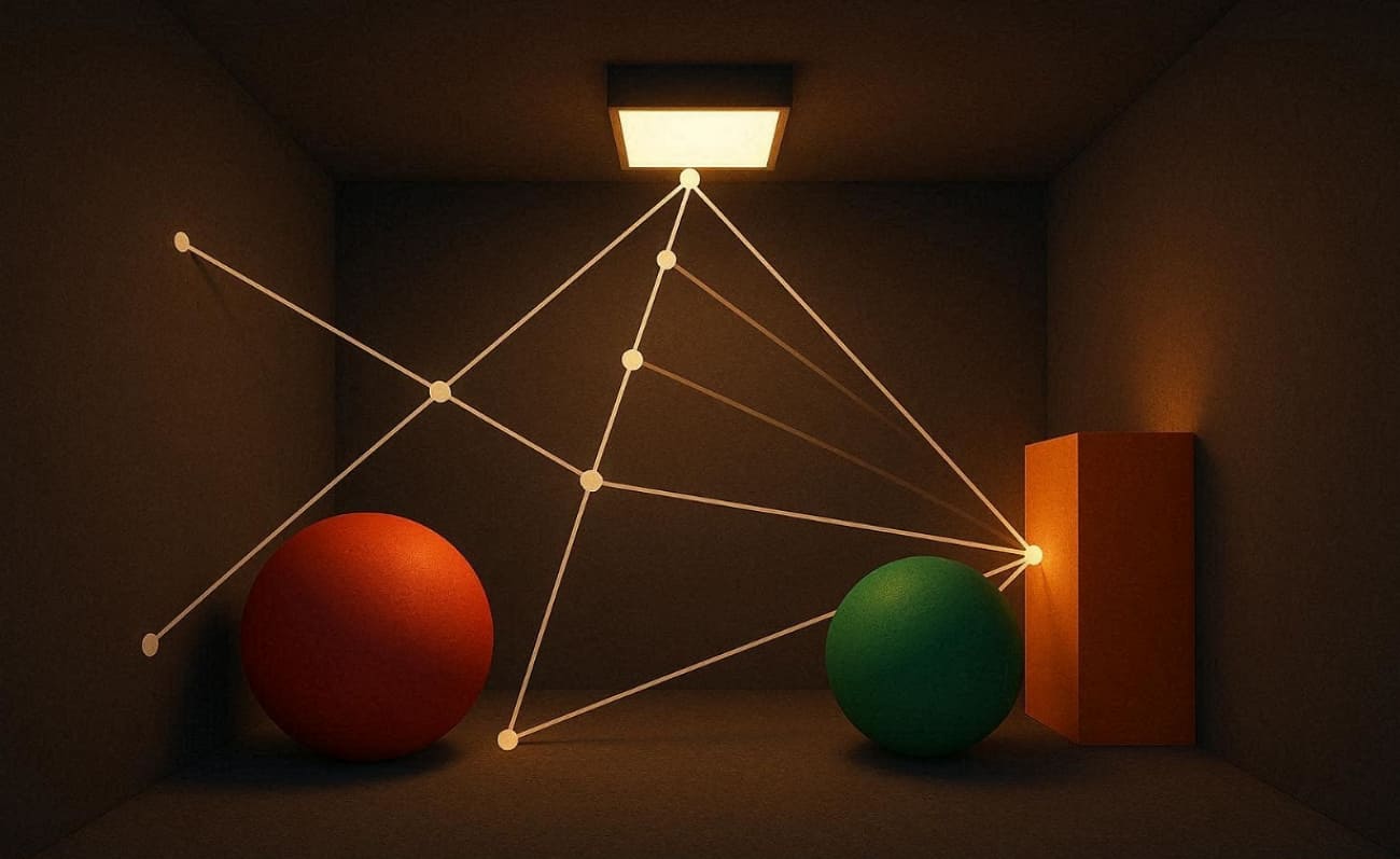 sampling light in path tracing
