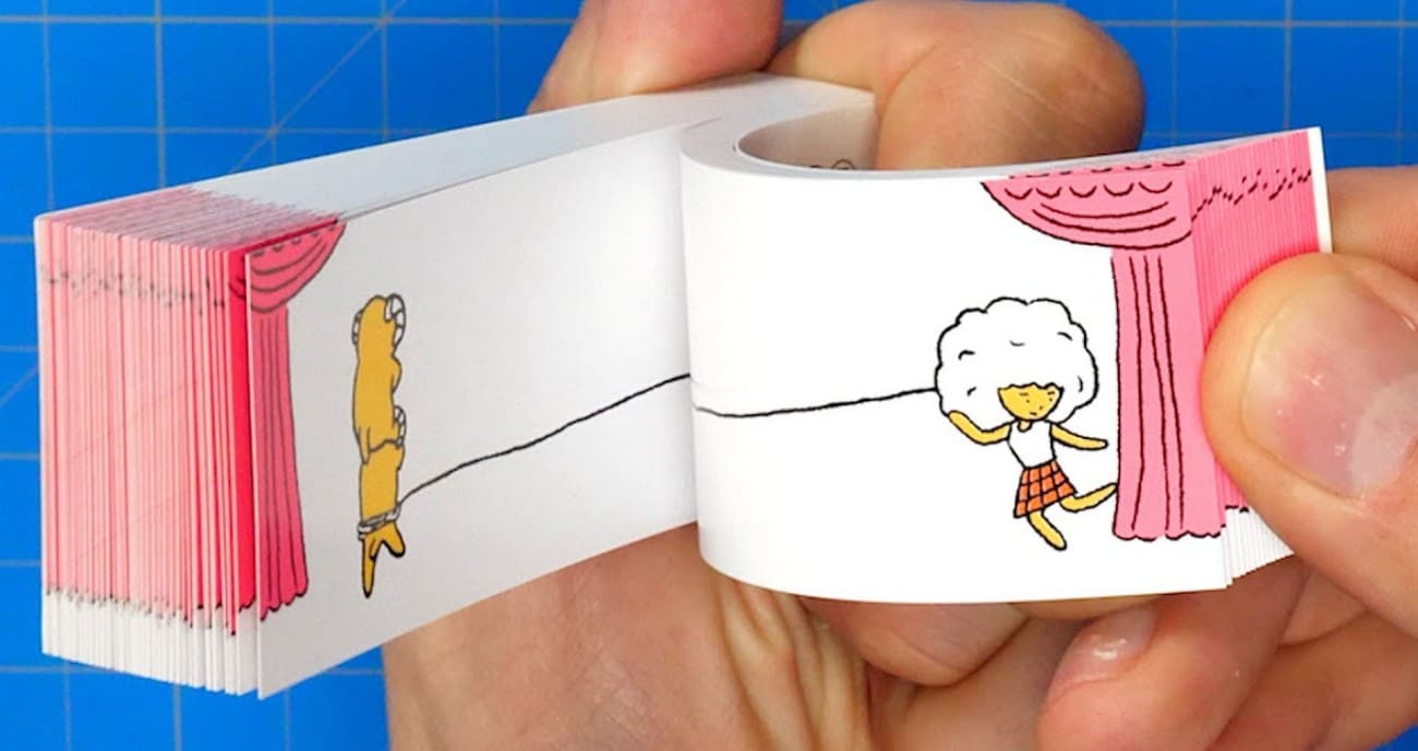 persistence of vision in flipbooks