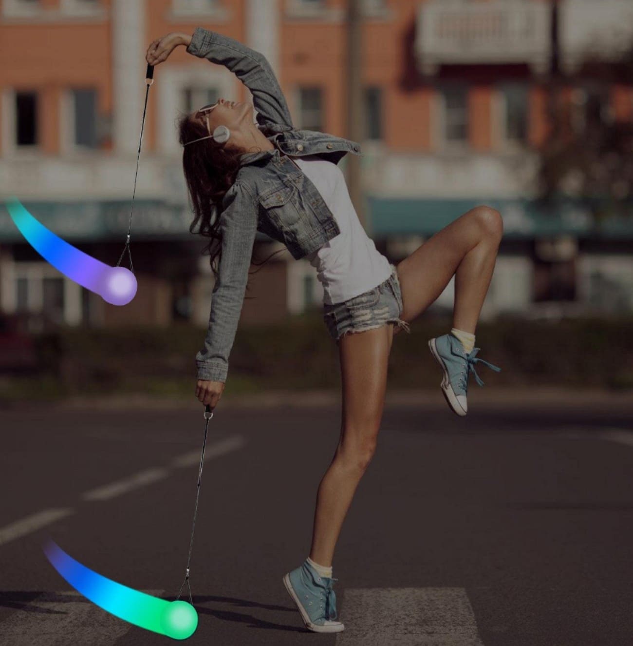 persistence of vision in glowstick