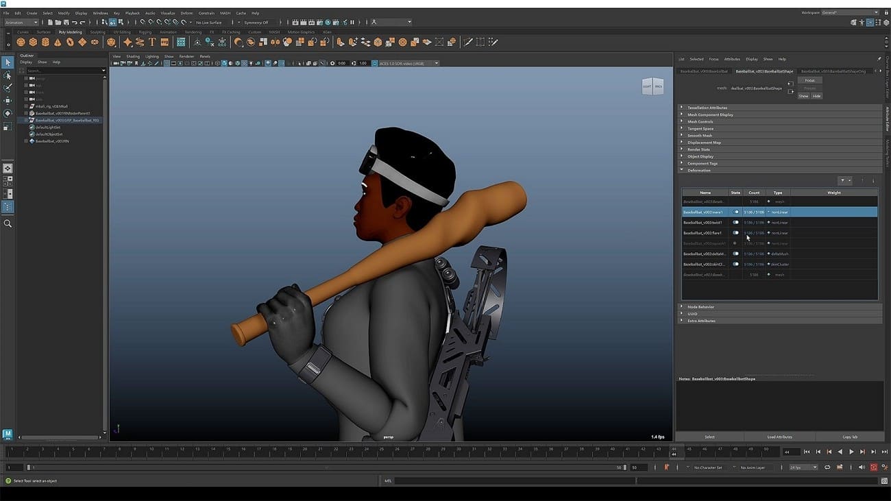 maya 3d animation model