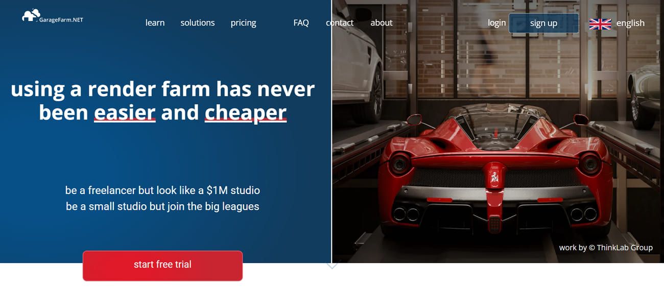 garagefarm for online ads rendering