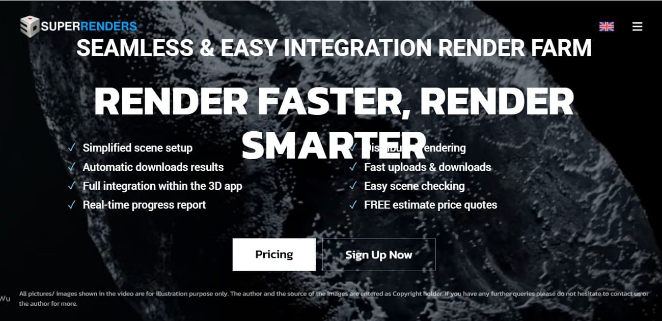 superrenders render farm for interior design
