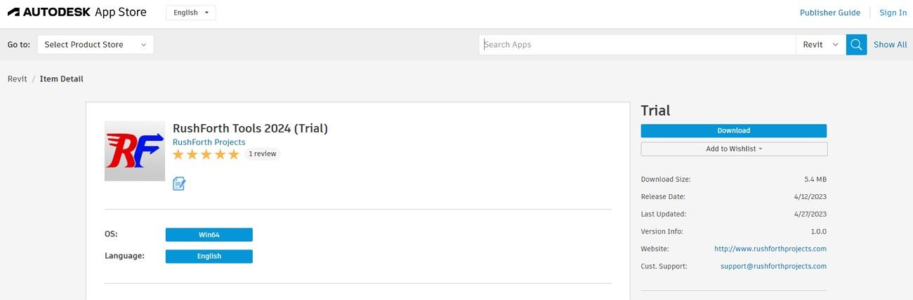 rushforth tools addin