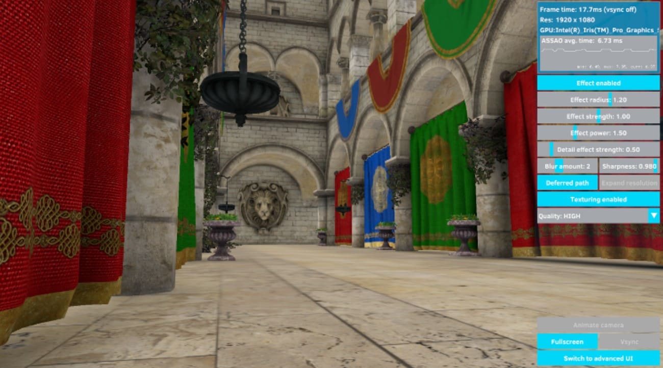 screen space ambient occlusion in games