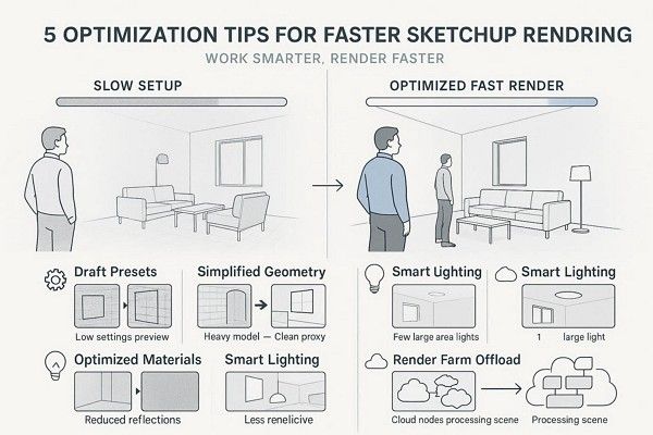tips for sketchup rendering