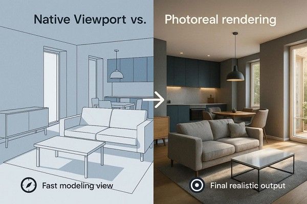 sketchup and rendering details