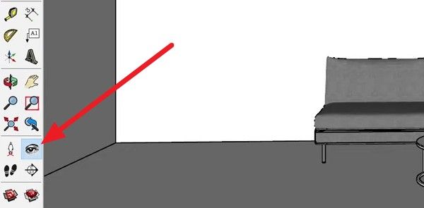 tap sketchup look around icon