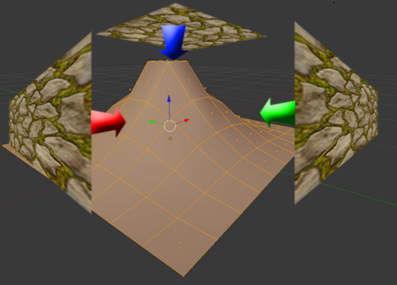 triplanner type of texture mapping