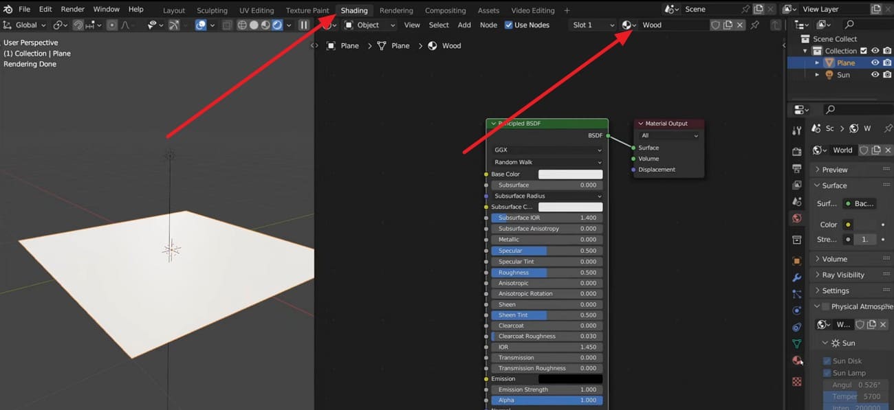 rename material and split screen