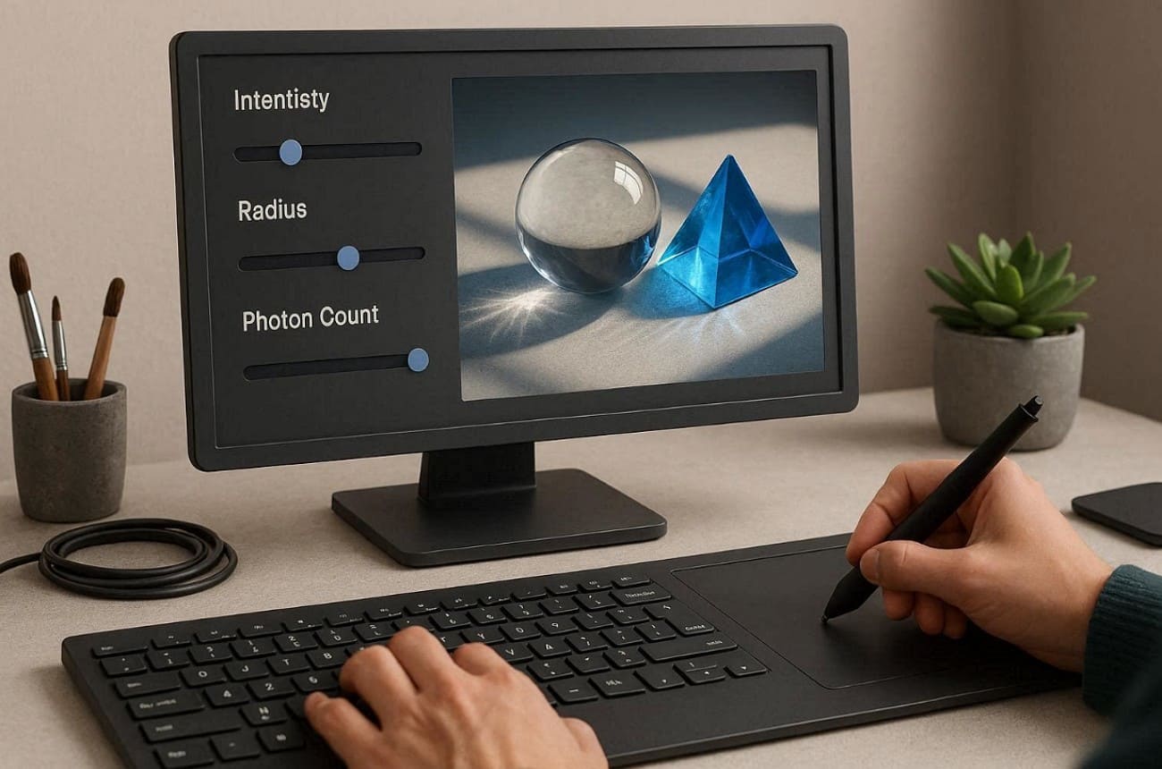 caustics artistic controls