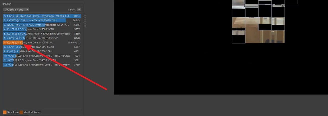 check cinebench score