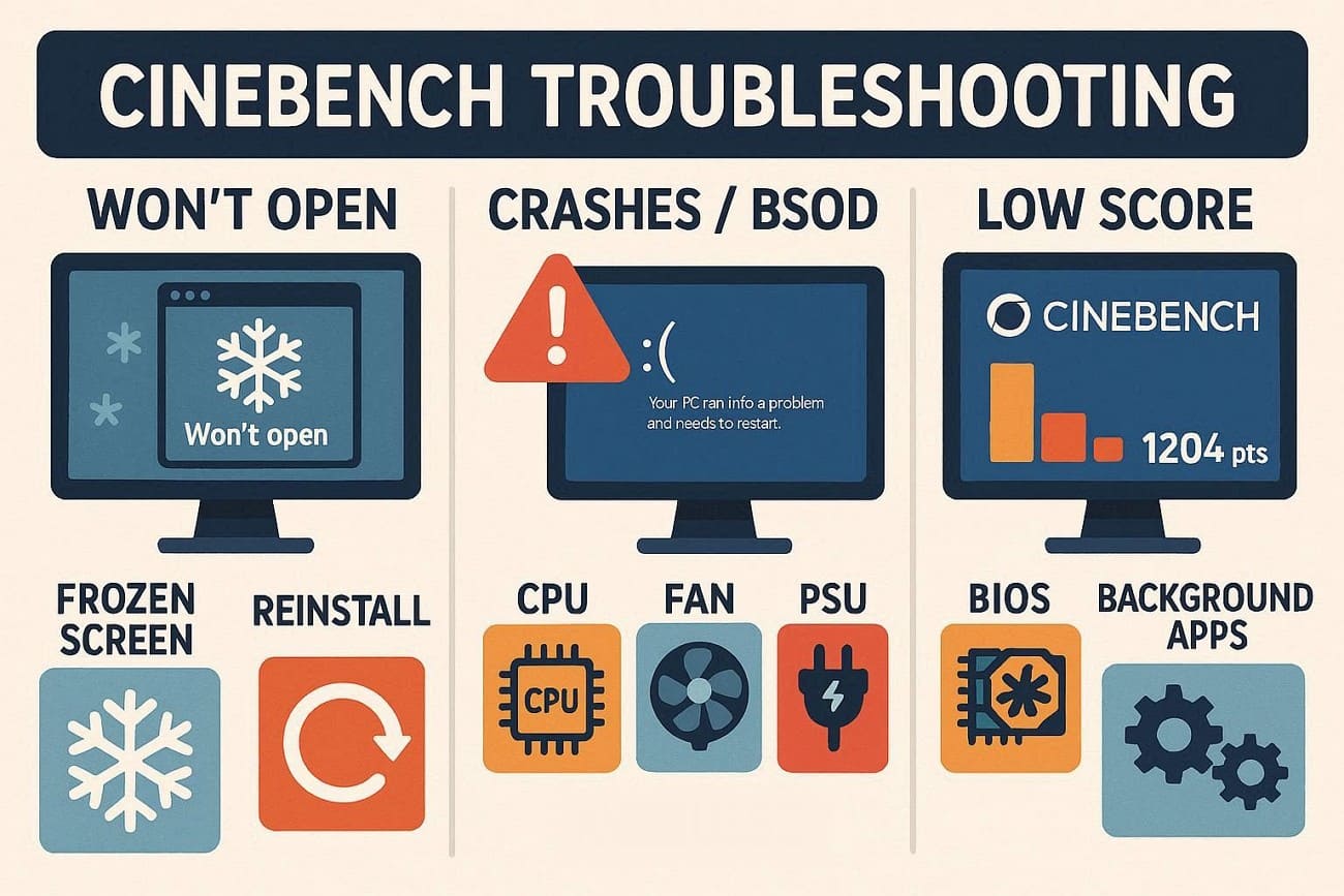 cinebench problem fixes